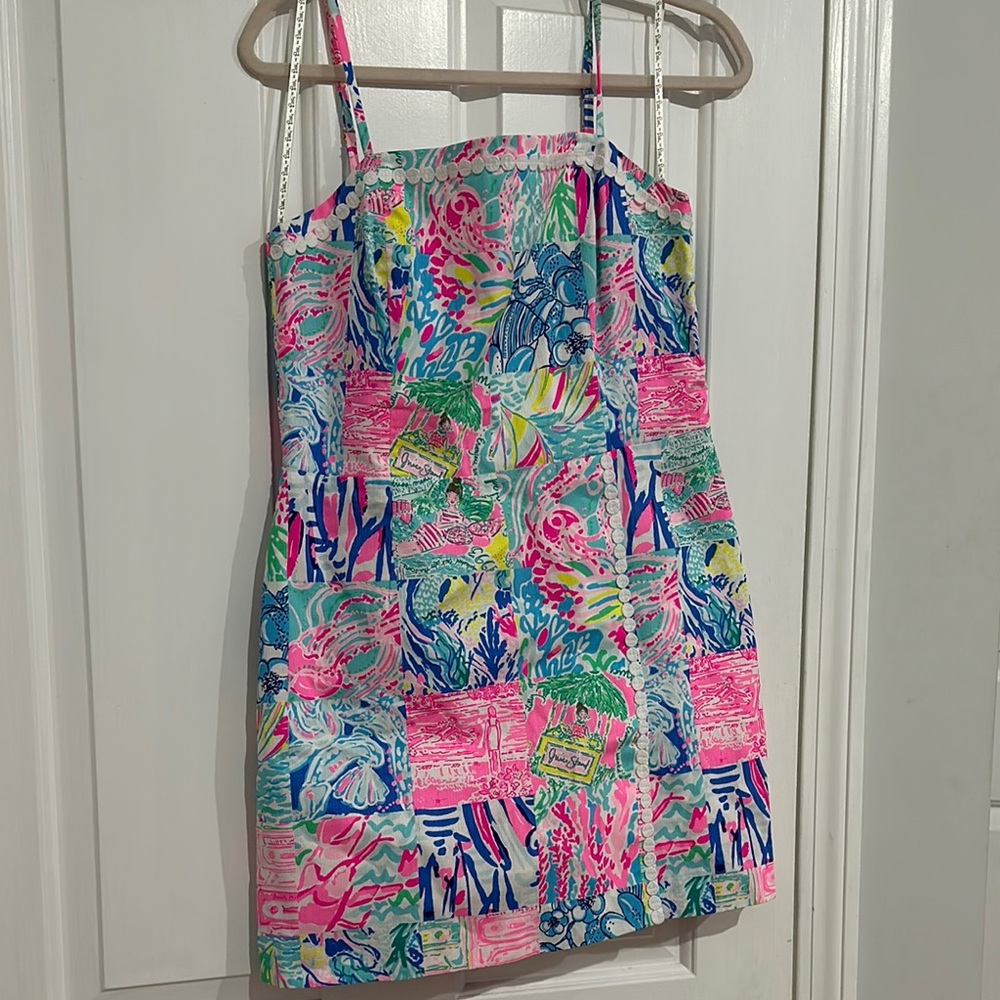 Lilly Pulitzer Colorful Patchwork Mini Dress